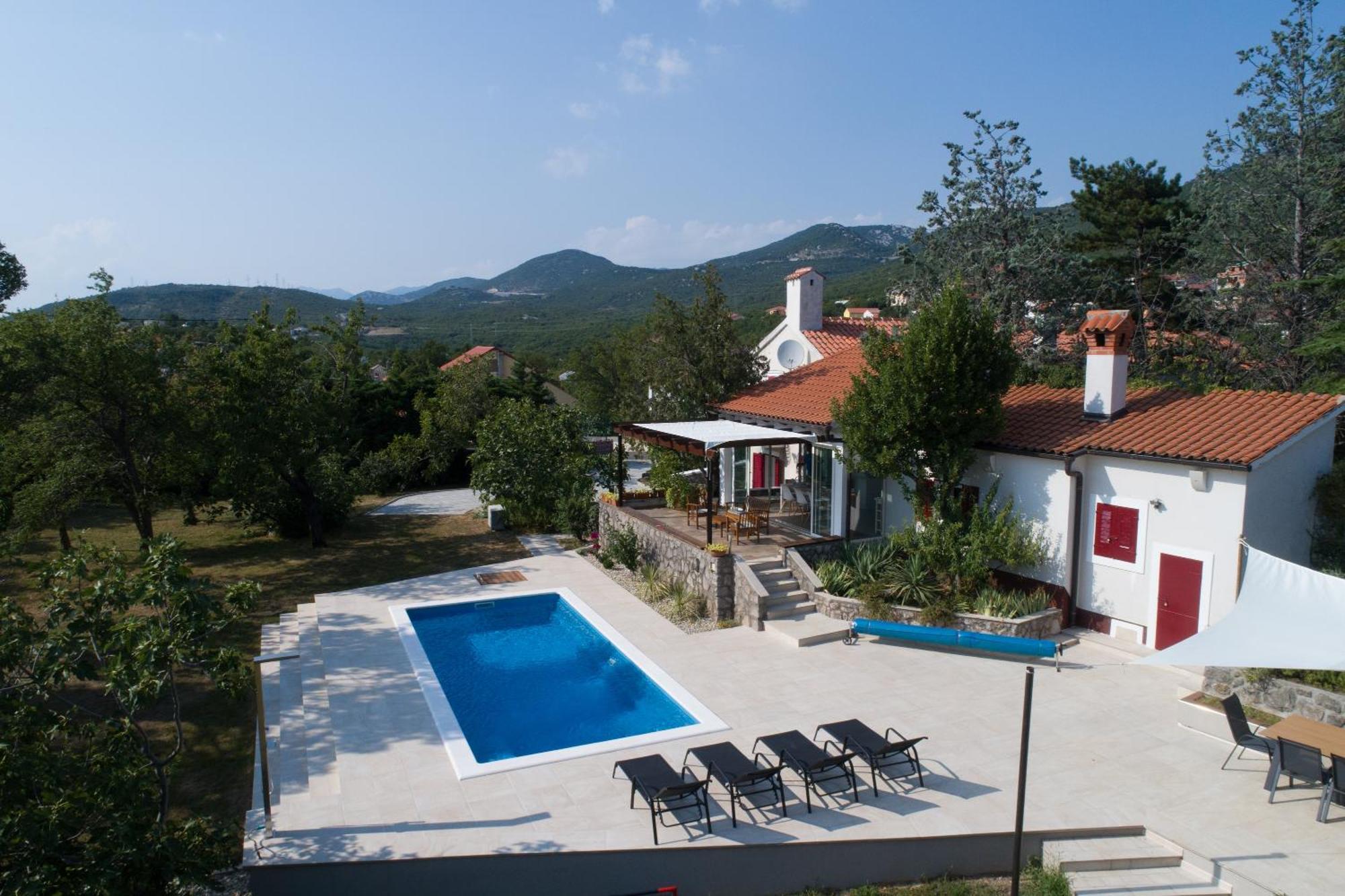 Garden Villa Hreljin מראה חיצוני תמונה