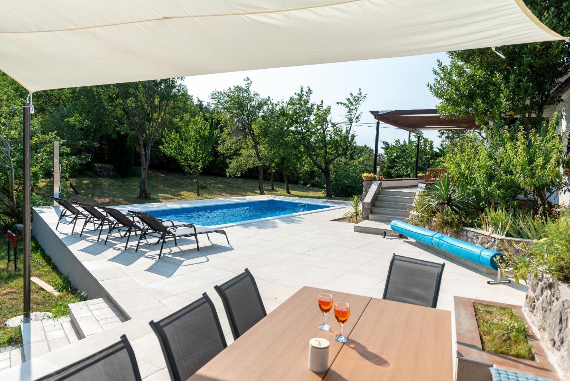 Garden Villa Hreljin מראה חיצוני תמונה