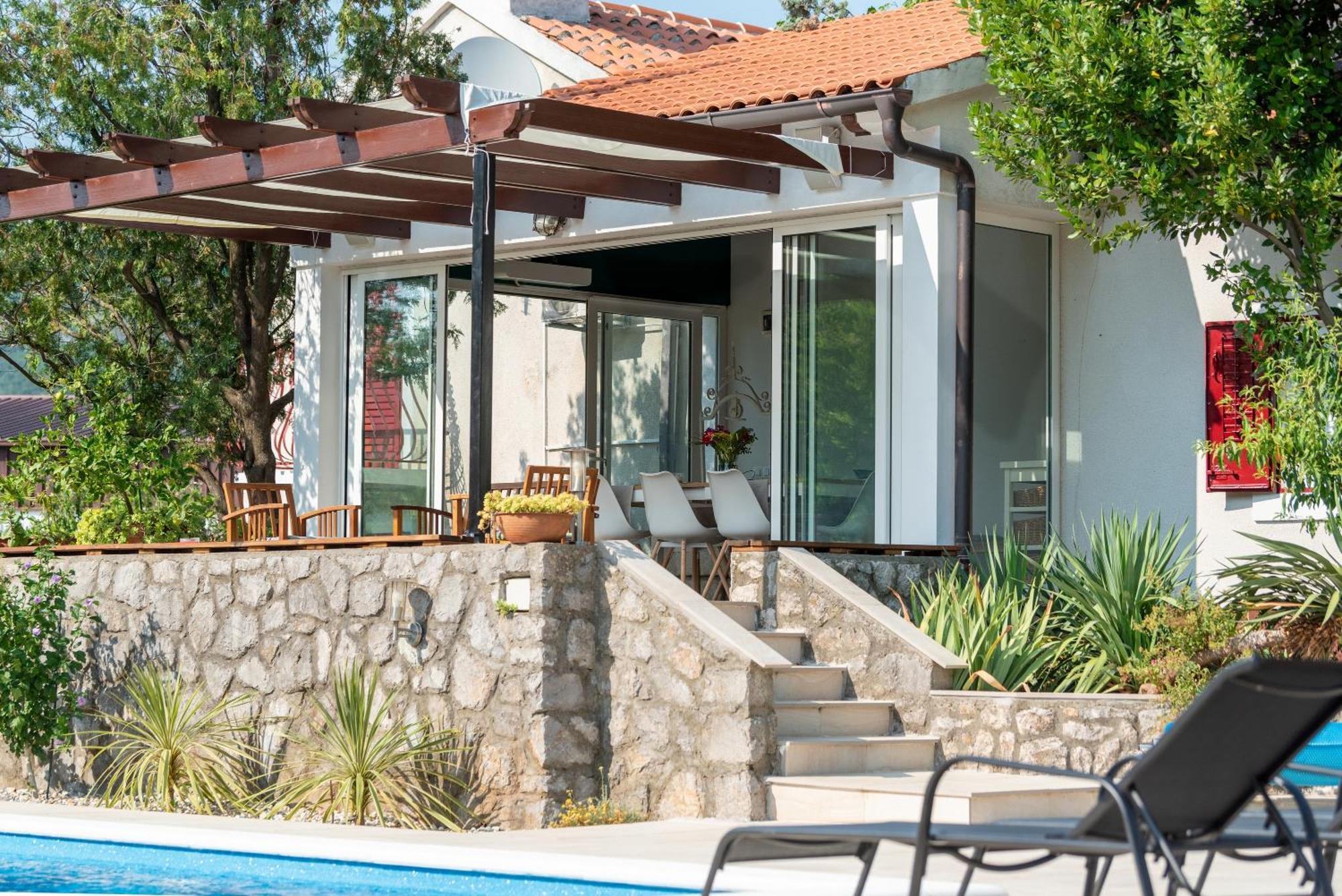 Garden Villa Hreljin מראה חיצוני תמונה