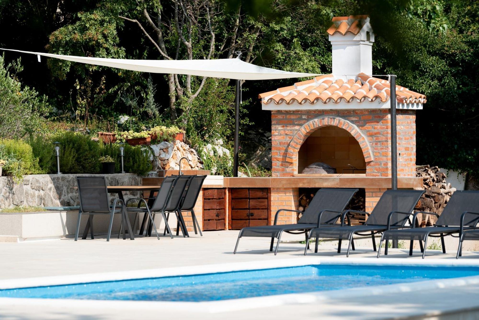 Garden Villa Hreljin מראה חיצוני תמונה
